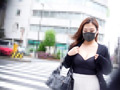 ○○電車＃019 バスト100cm爆乳Hカップの露出女