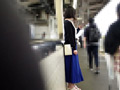 ○○電車＃023 黒髪ボブの清楚な短大生