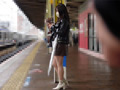 ○○電車＃033 社会人一年目の幼顔なデカパイ娘