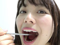宮沢ちはるチャンの歯観察＆唾垂らし→乳首オナニー