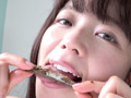 宮沢ちはるチャンのししゃも舐め＆咀嚼動画！