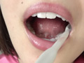 宮沢ちはるの歯磨きしながらの唾垂らしベトベトプレイ★