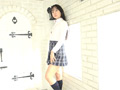 制服美女の筆くすぐり攻め＆極エロオナニー