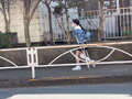 かわいそう骨折女