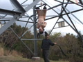 縄奴 針貫通・浣腸・鞭打ち逆さ吊り