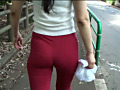 巨尻熟女のぴったりパンツ