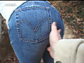 Gパン熟女 ○制尻ふりスパンキング