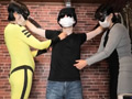 痴女2人に26分くすぐり○問の刑にかけられたM男