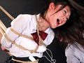 立ち拘束で片足を吊り上げられて嬲られ尽くす女たち サンプル画像3