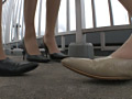 女子足奴○ 酸っぱいパンプス＆パンストのつま先