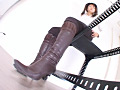 女のパンストのつま先3