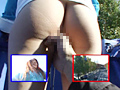 都会の上空で人々にバレずに○制SEX？