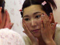 可愛いすっぴん顔にぶっかけ顔射SEX！！