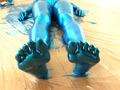 Metallic blue