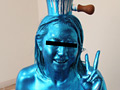 Metallic blue