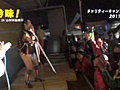 大雨の野外キャットプロレス