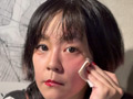 コスプレイヤーHちゃんのメイク落とし
