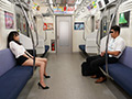 最終電車で痴女とまさかの2人きり！