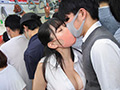 マスク越しのキスは最高の前戯！無自覚に誘惑する爆乳OL