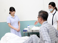 清拭中にチクビを触られ感じたら 横宮七海
