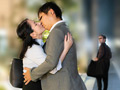路上キスで火がついた人妻上司は浮気欲が止まらない