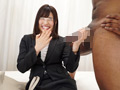 エリート秘書が黒人デカち○ぽ最狂イラマチオ体験！