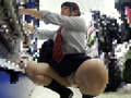 ハミ尻パンモロ追っかけストーカーパンチラ お買い物編
