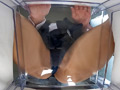 挑発女子○生スケスケ透明椅子パンモロ密着パンティー17
