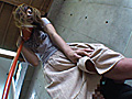 立ちクンニされながら質問に答える女【四】