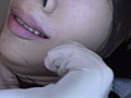 変顔拘束 顔面ストッキング女03