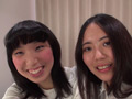 ちひろ＆かりんの初めてのレズ接吻・乳首舐め合いレズ