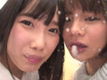 唾液レズ接吻＆ダブルバーチャルレズベロキスあや＆さや