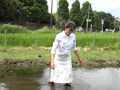 内定者研修での泥との戯れ