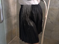 紺プリーツ制服ウェット1
