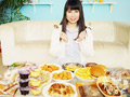 ドヤ！極太一本糞！大食いTV出演フードファイターみひろ