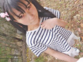 宿に残ったちっぱい純朴美少女が担任教師に外で裸にされ