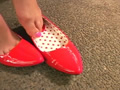 ぺたんこパンプス