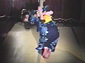 尻肉露出縛り・幼い乳首痛虐責め