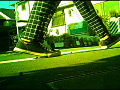 女子大生のヒールやスニーカーがイモムシを踏み潰す！