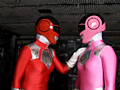 ヒロイン洗○ レンジャーピンク＆レッド編