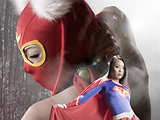 ヒロイン擬態触手陥落 SUPERLADY VS グラマー仮面