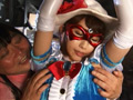 ヒロイン乳腋責め －仮面の騎士ルビーナイト－