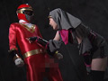 ヒーロー陥落 魔のくのいち三姉妹 シノビレッド完全敗北