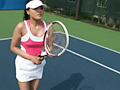 テニスの汗だく奥様 市川涼子