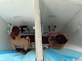 真夏の海水浴場 海の家○撮