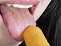 食材フェラ咀嚼ASMR！舐め噛み接写と咀嚼餌付けランチ