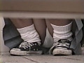 女子校トイレに○撮侵入！そこはパンツの楽園だった。