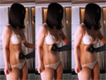 18歳GカップJ大生露天腹パンチ女体耐久テスト