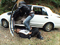 道を間違え開き直った運転手を蹴りまくるギャル女王様