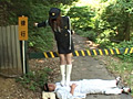 婦警さんの怒りを買いボロボロにされた飲○運転男